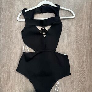 Lulu’s NWOT Black Bodysuit